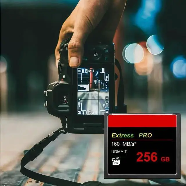 Alt view image 4 of 5 - GYWY 256GB UDMA high-Speed CF Card 160MB/s Transmission Speed