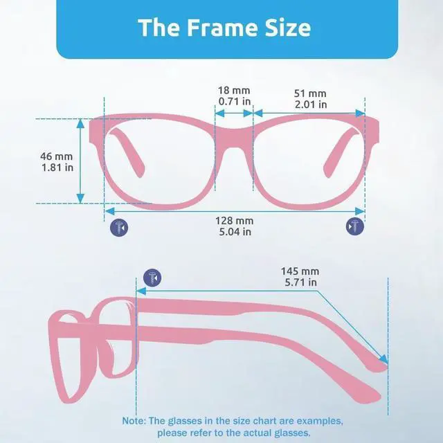 Alt view image 5 of 5 - Firmoo Polygon Blue Light Blocking Glasses for Woman Men, Black Gold Blue Light Filter Computer Glasses Reduce Eyestrain Headache Metal Glasses