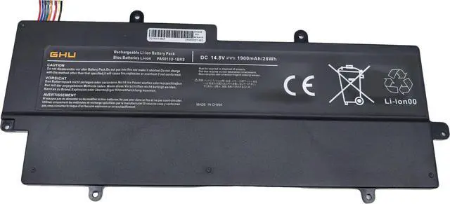Main image of GHU New Battery PA5013U-1BRS for Toshiba Portege Z830 UltraBook Series Z830-10P Z830-BT8300 Z830-S8301 Z830-S8302 Z835 Z930 Z935 28 Wh 14.8V