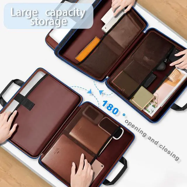 Alt view image 4 of 5 - ZINZ Slim Expandable Laptop Case 15.6 Inch Sleeve Upgraded Protective Durable Recycled Carrying Case Compatible with MacBook 15" & 16" and Most 15" 15.6" 16" Notebook,B01K03