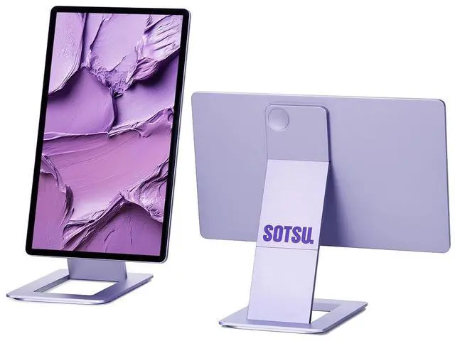 Alt view image 4 of 5 - SOTSU FlipAction Touch 14" Premium Portable Monitor SFA14TCLL | FHD IPS Pivoting Dual Laptop Screen | Touchscreen for Cellphone, Gaming, and Travel | PC, Chrome, Android, DeX Compatible