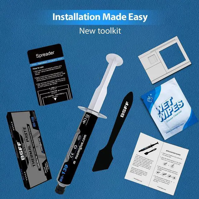 Alt view image 4 of 5 - BSFF Thermal Paste, 40g with 4 Toolkit