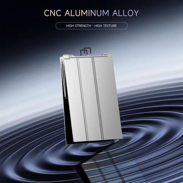 Alt view image 5 of 5 - Oiiwak 15 Inch Portable Triple Monitor for 13-16 Laptop, FHD 1080P Frameless Al Alloy Triple Screen Laptop Monitor Extender, Laptop Screen Extender for Mac/Windows, Powered by HDMI/USB