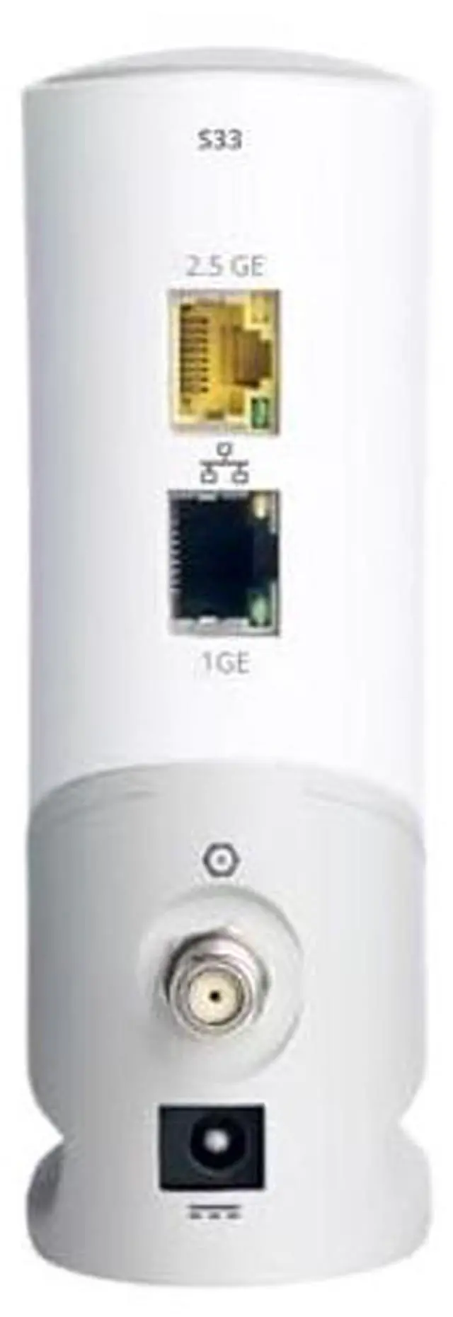 Alt view image 4 of 5 - ARRIS (S33) - Cable Modem - Fast DOCSIS 3.1 Multi-Gigabit Cable Modem For Comcast Xfinity, Cox, Spectrum & More 1 & 2.5 Gbps Ports 2.5 Gbps Max Internet Speeds 2 Year Warranty - (No Built-in Wifi)