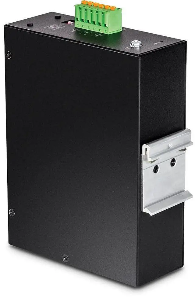 Alt view image 4 of 4 - TRENDnet, 6-Port Industrial Gigabit L2 Managed DIN-Rail Switch, 4 X Gigabit Ports, 2 X SFP Slots, DIN-Rail Mount, IP30, Vlan, Qos, Lacp, STP/Rstp, Bandwidth Management, Lifetime Protection, TI-G642i
