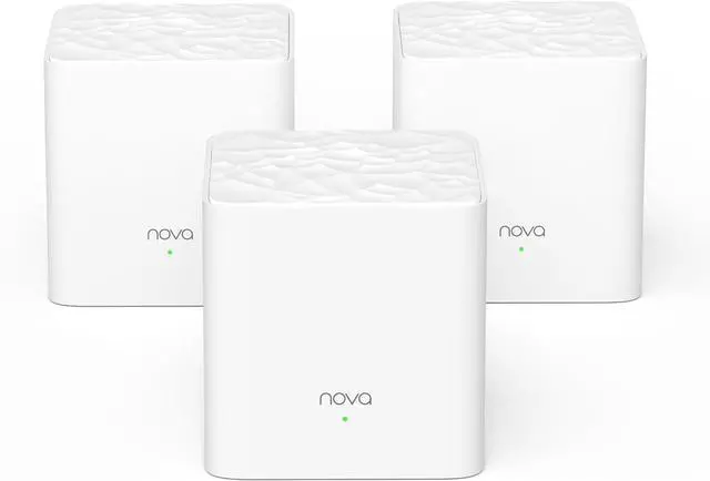 Main image of Tenda Nova Mesh WiFi System - Covers 3000 sq.ft - AC1200 Dual-Band Mesh Network for Home Internet - Parental Control - 3-Pack