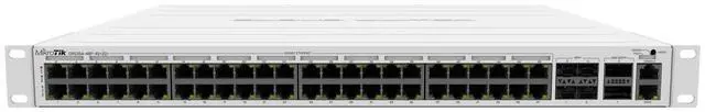 Alt view image 4 of 5 - MikroTik CRS354-48P-4S+2Q+RM Switch has 48 x 1G RJ45 Ports and 4 x 10G SFP+ Ports. 2 x 40G QSFP+ Ports for Extremely Fast Fiber Connections or Linking with Other 40 Gbps Devices