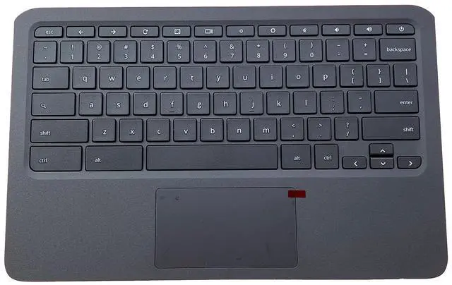 Main image of New Genuine Replacement for HP Chromebook 11A-NB0013DX 11A-NB0047NR NB Laptop Upper Case Palmrest Keyboard Touchpad Assembly Part L99855-001