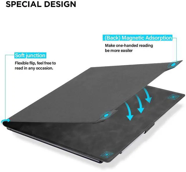 Alt view image 5 of 5 - Ayotu Case for Remarkable 2 Paper Tablet 10.3" 2020 Released, Premium PU Leather Cover with Bulit-in Magnet, Book Folio Design with Pen Holder (Exclusive Templates Provided)
