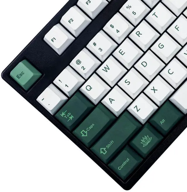 Alt view image 4 of 5 - 144 Keys Botanical Cherry Profile PBT Dye Sub Keycaps for MX Mechanical Keyboard GMMK Filco Ducky 104 TKL GK61 KBD75 96 GK64 68 (144 Key Botanical)