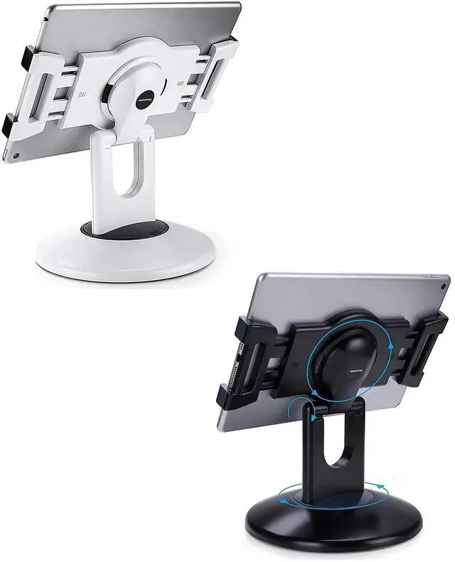 Main image of AboveTEK Retail Kiosk iPad Stand, 360° Rotating Commercial Tablet Stand, 6-13.5" iPad mini Pro-Business Tablet Holder, Swivel Design for Store POS Office Showcase Reception Kitchen Desktop