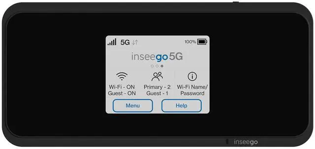 Main image of Inseego MiFi M2000 5G and 4G LTE Hotspot T-Mobile | All Day Battery Life | WiFi 6 Technology