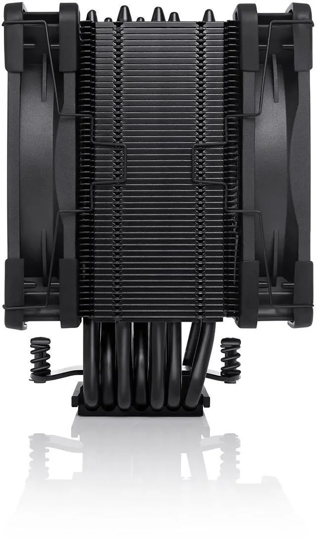 Alt view image 3 of 5 - Noctua NH-U12A chromax.Black, 120mm Single-Tower CPU Cooler (Black)