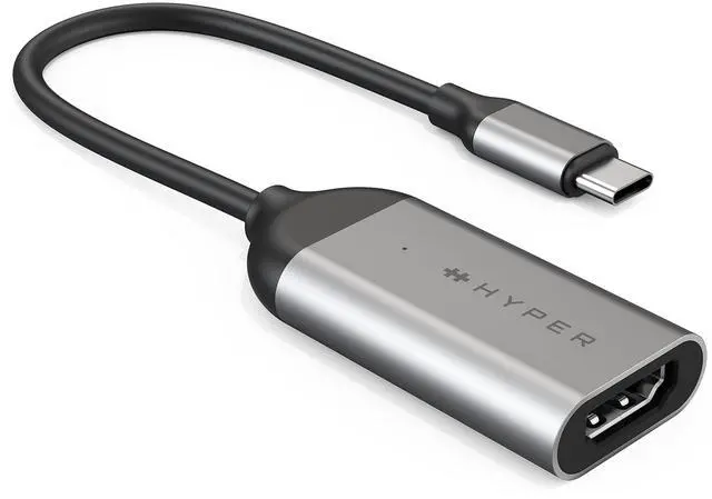 Main image of HyperDrive USB C to HDMI Adapter 8K60Hz, 4K144Hz, 2.1 HDR Video Output USB C to HDMI, Slim Design w/Silicone Cover, Compatible w/MacBook Pro/Air, iPad Pro/Air, Mac Mini