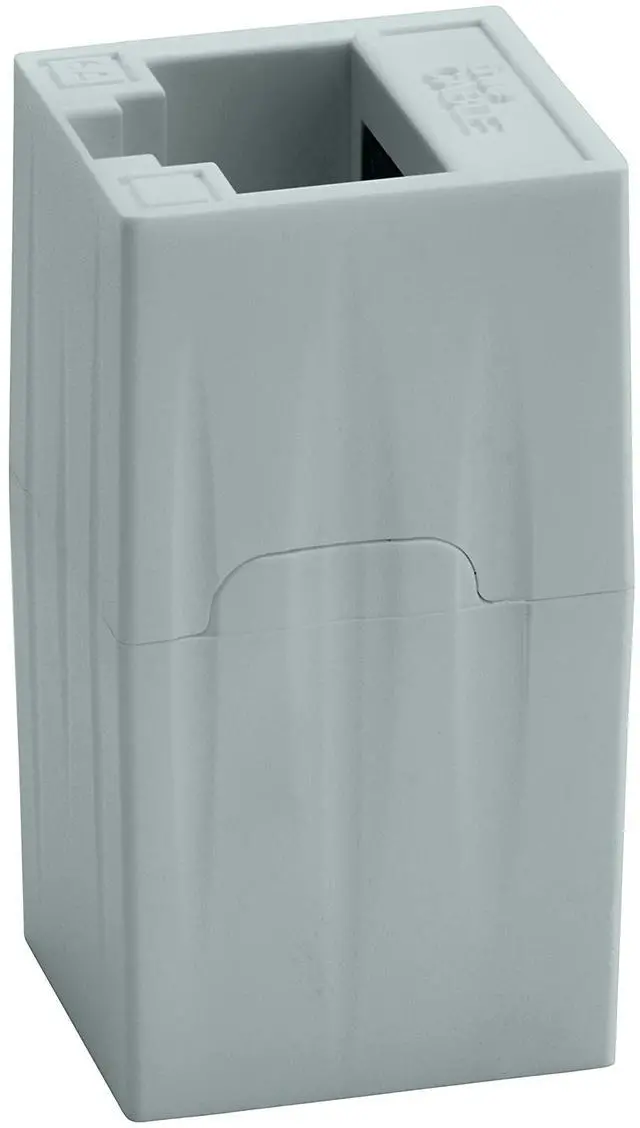 Alt view image 3 of 5 - trueCABLE Cat6A Inline Coupler, Unshielded (UTP), PoE++ (4PPoE), UL Listed, ETL Verified, ANSI/TIA 568-2.D Cat 6A Performance Compliant, Female to Female RJ45 Couplers, Gray, 6 Pack