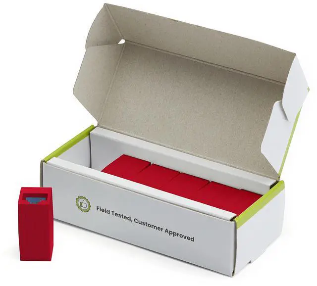 Alt view image 5 of 5 - trueCABLE Cat6A Inline Coupler, Unshielded (UTP), PoE++ (4PPoE), UL Listed, ETL Verified, ANSI/TIA 568-2.D Cat 6A Performance Compliant, Female to Female RJ45 Couplers, Red, 6 Pack