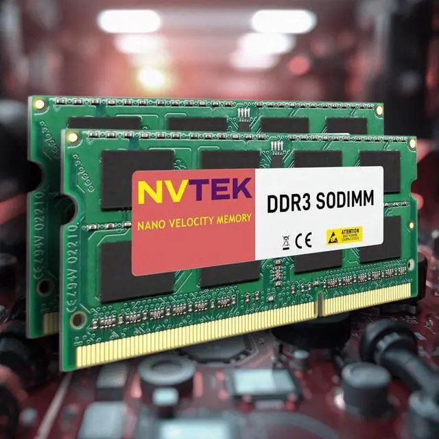 Alt view image 2 of 5 - NVTEK 32GB (4X8GB) DDR3 1600MHZ PC3-12800 SODIMM 2Rx8 1.35V 204-PIN Non-ECC Laptop PC Computer Memory KIT