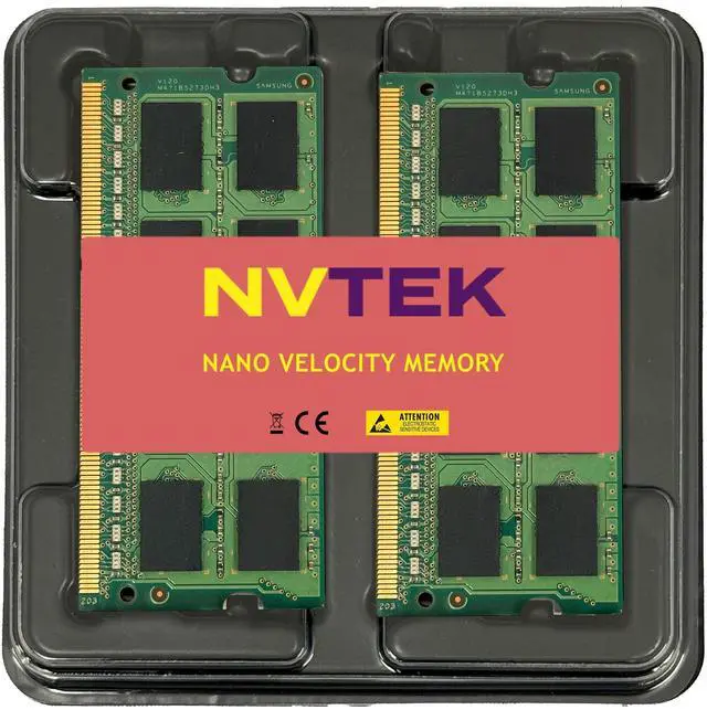 Alt view image 3 of 5 - NVTEK 32GB (4X8GB) DDR3 1600MHZ PC3-12800 SODIMM 2Rx8 1.35V 204-PIN Non-ECC Laptop PC Computer Memory KIT