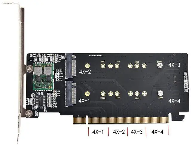Alt view image 5 of 5 - NFHK Combo M.2 NGFF B-Key & mSATA SSD to SATA 3.0 Adapter Converter Case Enclosure with Switch