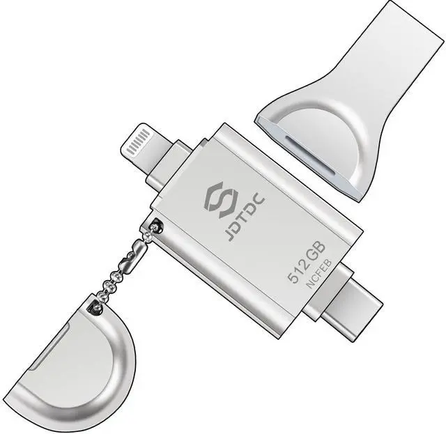 Main image of JSL JDTDC MFi Certified 512GB Photo Stick for iPhone USB C Flash Drive External Storage for iPhone 16/15/14, iPad, Android Memory Expansion, Phone-Picture-Saver Portable Thumb Drive for Photos Videos