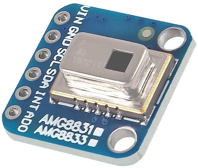 Alt view image 5 of 5 - DORHEA AMG8833 8 * 8 IR Thermal Camera Sensor Breakout Imager Array Temperature Sensor Module Grid-Eye 8x8 Infrared Camera Module Array Board IIC I2C 3-5V for Raspberry Pi AMG-8833