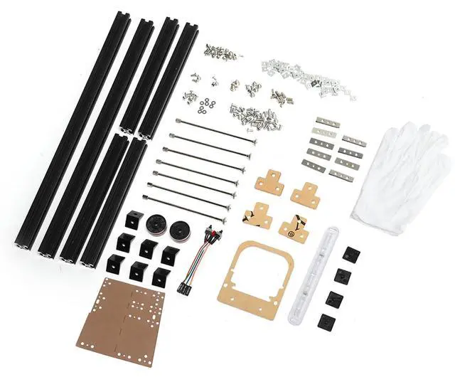 Main image of ATX Motherboard Test Bench Best for Overclocking Test, ATX Computer Open Air Frame ATX Case PC Test Bench for Games/cooling, Aluminum DIY Computer Case for ATX Motherboard Test Bench(Black)