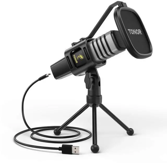 Main image of TONOR USB Microphone for PC, Cardioid Condenser Computer Mic with Tripod Stand, Pop Filter, Shock Mount for Gaming, Streaming, Podcasting, YouTube