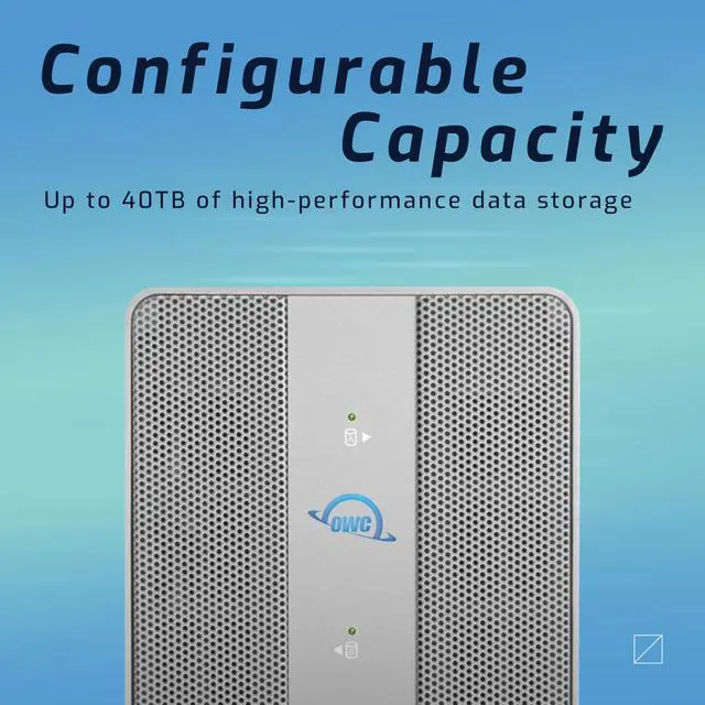 Alt view image 4 of 5 - OWC Mercury Elite Pro Dual USB-C / Thunderbolt 3 External Raid Storage Enclosure with 3Port HUB for Mac and PC