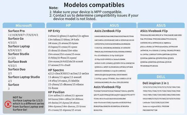 Alt view image 2 of 5 - Pen Stylus for Surface Pro 11/10/9/8/X/7+/7/6/5/4/3/Surface 3, Surface Go 4/3/2/1, Surface Laptop/Studio/Book 5/4/3/2/1 with Palm Rejection, 1024 Levels Pressure, 2500h Working Hours