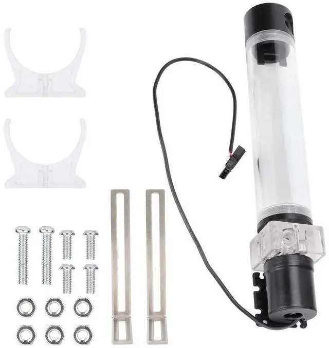 Main image of DIY PC Water Cooled Set, CPU Water Cooling System Cylinder Pump System Leakproof Insulating Water Cooling for Computer PC