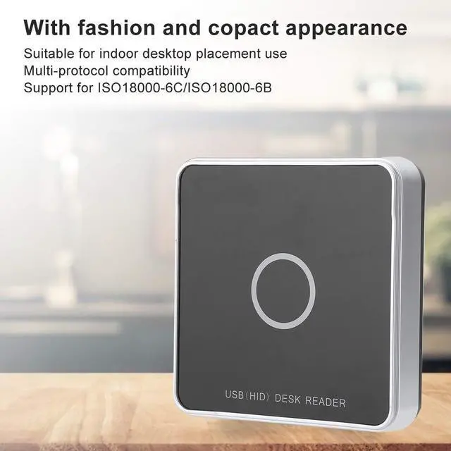Alt view image 4 of 5 - 915Mhz USB UHF RFID Reader, Desktop Card Reader Writer NonContact Electronic Tag Access Control