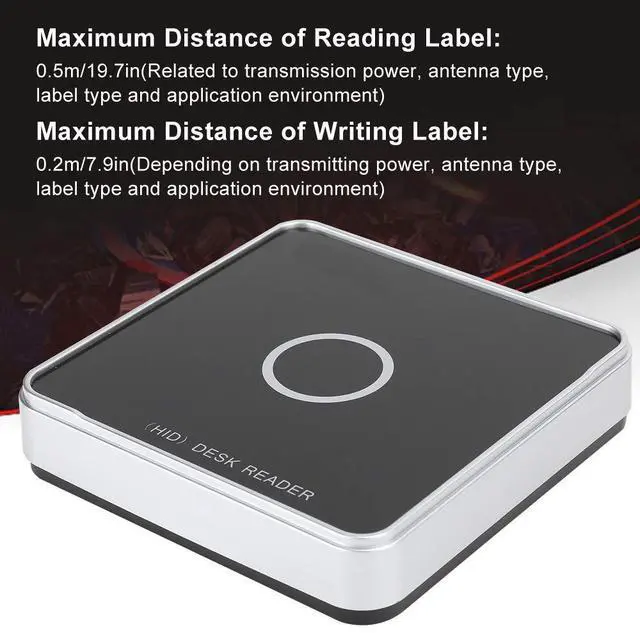 Alt view image 5 of 5 - 915Mhz USB UHF RFID Reader, Desktop Card Reader Writer NonContact Electronic Tag Access Control