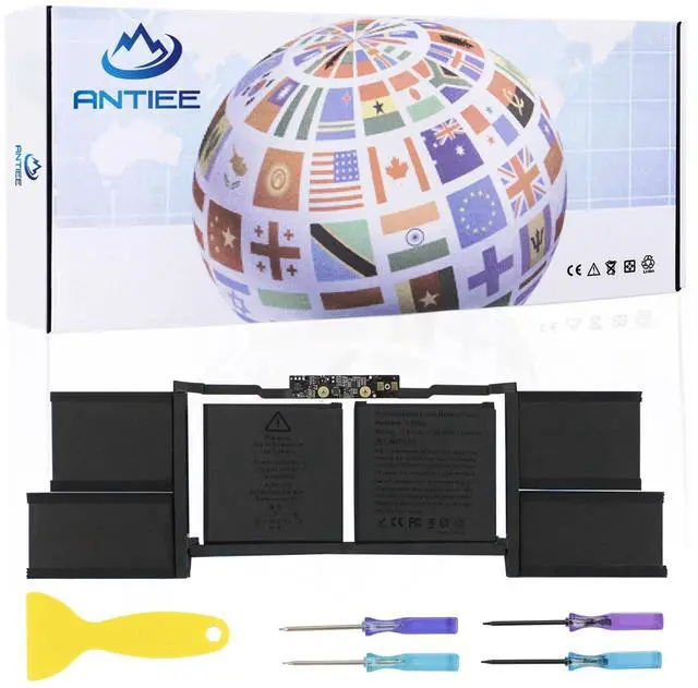 Main image of ANTIEE A1953 A1990 Battery Replacement for MacBook Pro 15" Mid 2018 2019 EMC 3215 EMC 3359 Touch Bar MV902LL/A MV912LL/A MV922LL/A MV932LL/A MV942LL/A MV952LL/A MV962LL/A MV972LL/A MV902B/A MR962LL/A