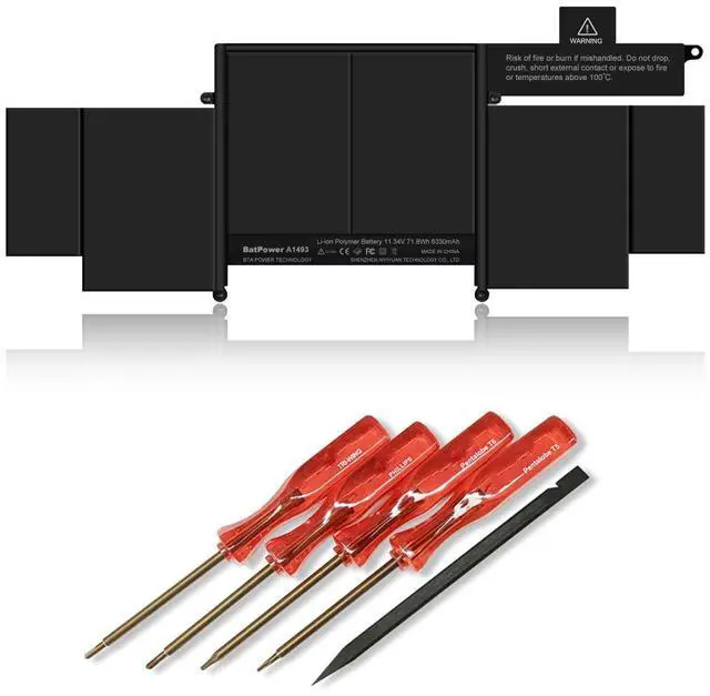 Main image of BatPower A1493 Replacement Laptop Battery for Apple Late 2013 Mid 2014 MacBook Pro 13-inch Retina A1502 EMC 2678 EMC 2875 Battery MacBook Pro 13" A1502 Apple A1493 Battery 71.8Wh