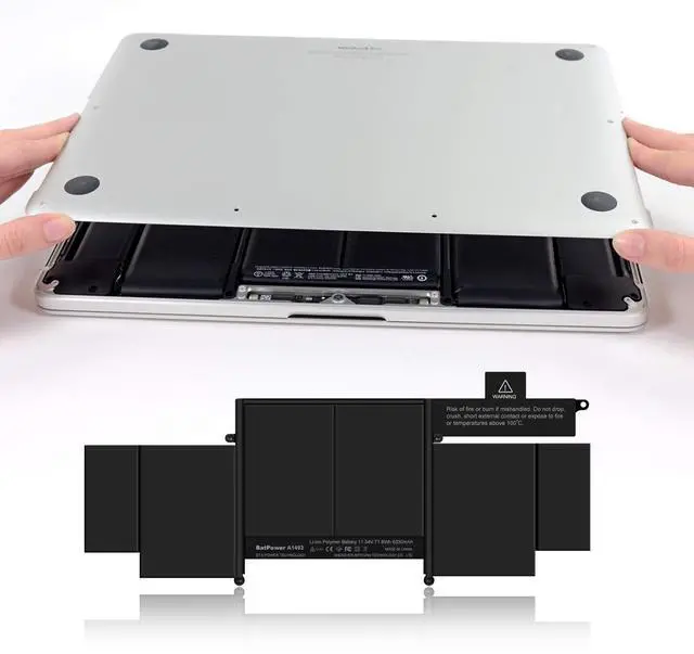 Alt view image 5 of 5 - BatPower A1493 Replacement Laptop Battery for Apple Late 2013 Mid 2014 MacBook Pro 13-inch Retina A1502 EMC 2678 EMC 2875 Battery MacBook Pro 13" A1502 Apple A1493 Battery 71.8Wh