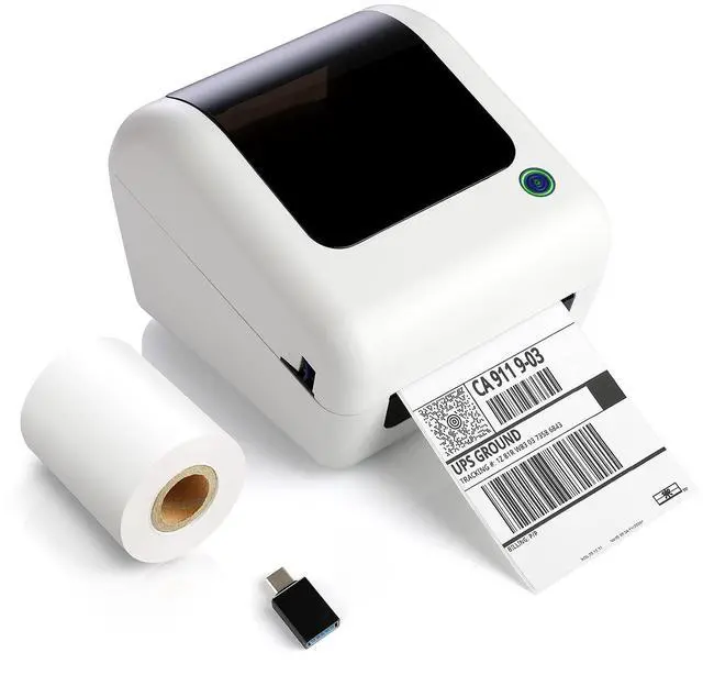 Main image of JADENS Thermal Shipping Label Printer - 4x6 Desktop Label Maker for Shipping Packages, Compatible with Mac, Windows, Work with Ebay, Etsy, Amazon, UPS, Shopify, No Toners.