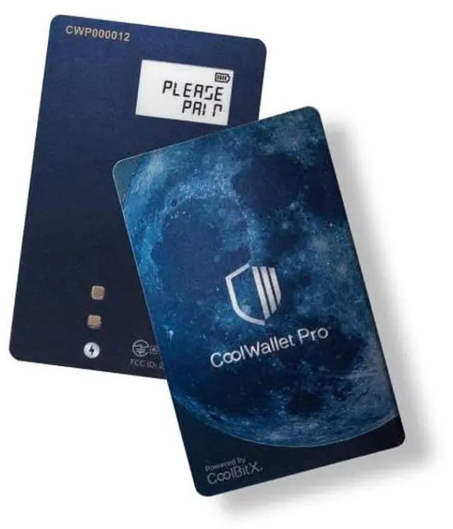 Main image of CoolWallet Pro - Crypto Hardware Wallet | Credit Card Size, EAL6+ Security, Bluetooth Connectivity
