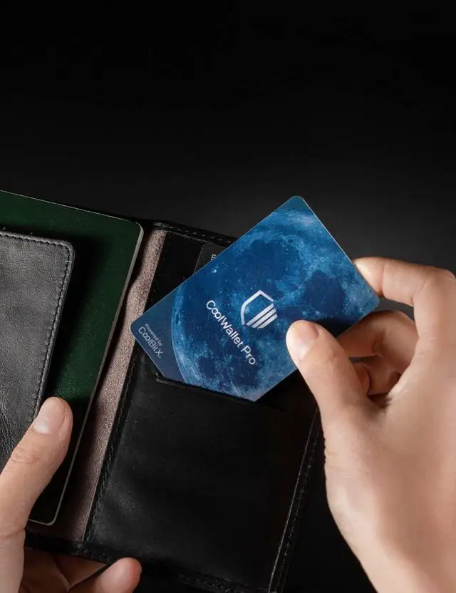 Alt view image 3 of 5 - CoolWallet Pro - Crypto Hardware Wallet | Credit Card Size, EAL6+ Security, Bluetooth Connectivity