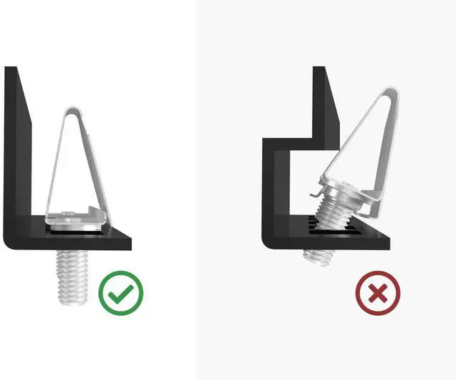 Alt view image 5 of 5 - PATCHBOX/dev/Mount - Toolless Installation Cage Nut Alternative Device Mount Screws for Patch Panels, Computer Cabinets, Servers, and Network Racks - for 19" Rails, Supports 15kg - 50-Pack