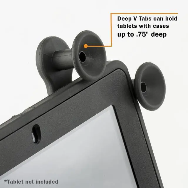 Alt view image 5 of 5 - ModularHose Tablet Holder with Heavy Duty Spring Clamp (Opens to 2"), Compatible with Tablets and Cases up to 14.25" (iPad, iPad Air, iPad Pro 11, Samsung Tab, Microsoft Surface), 14" Arm