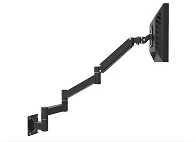 Main image of NBGYS Adjustable TV Wall Mount Bracket with Extended Arm, Ideal for 17-21 Inch Screens, VESA 75x75mm, 100x100mm, Perfect for Bedroom or Workspace, Swivel Design, Holds up to 5.5kgs