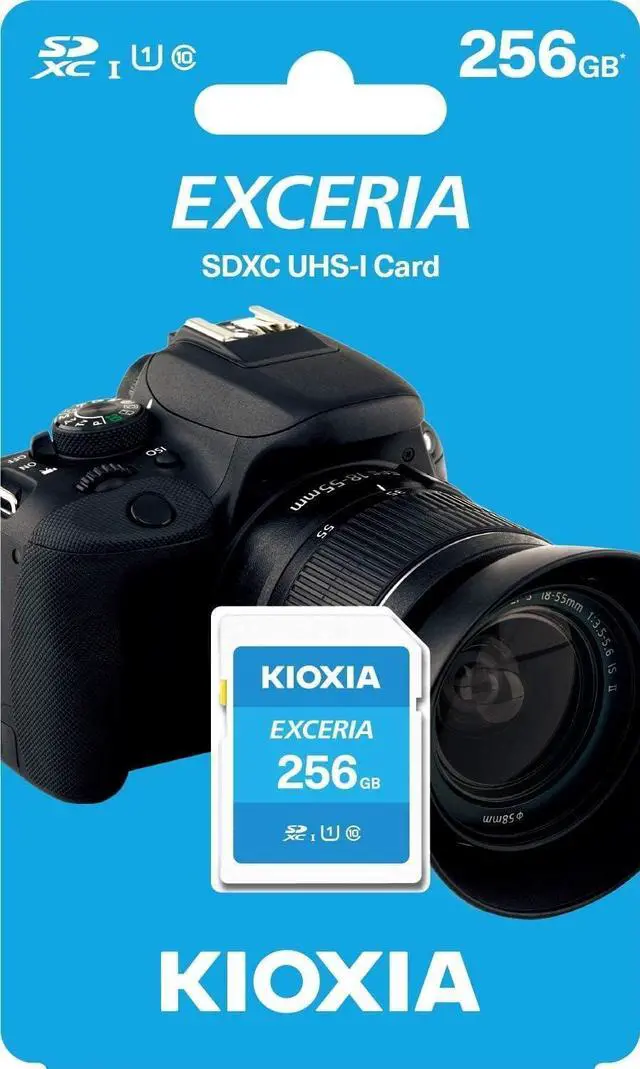 Alt view image 2 of 2 - Kioxia 256GB Exceria SD Memory Card SDXC UHS-I U1 Class 10 Read 100MB/s LNEX1L256GG4