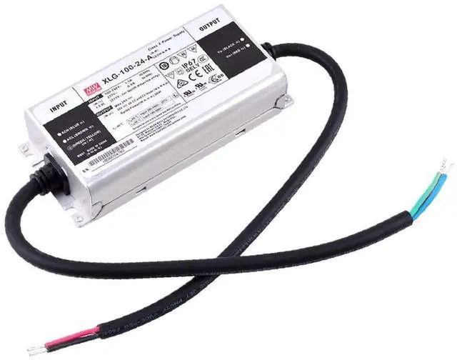 Alt view image 3 of 4 - Mean Well XLG-100-24-A LED Power Supply CC+CV 96W 16.8-24V 4A, Io Adj by Potmeter,100~305VACin