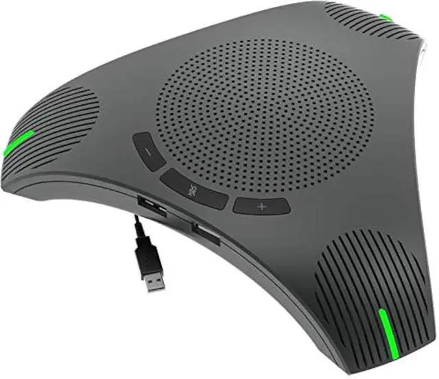 Main image of Conference Microphone USB Speakerphone for Business, 360 Omnidirectional Microphone, Intelligent DSP Noise Reduction for Video Meeting (mic + Speaker + hub)