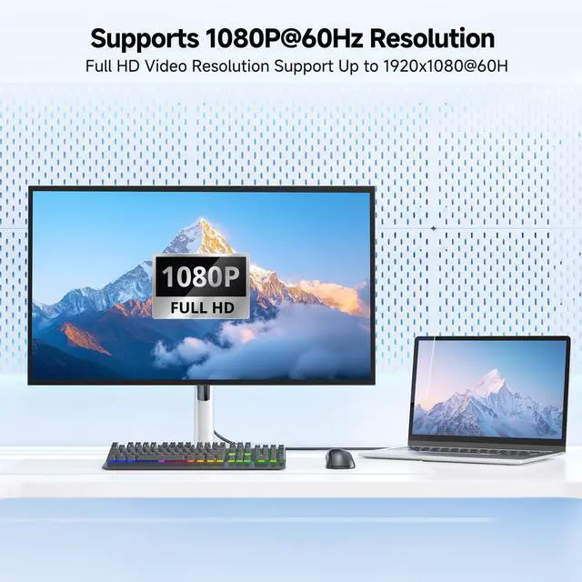 Alt view image 3 of 5 - Cable Matters Long USB C to DVI Cable (USB-C to DVI Cable) 10 ft - Thunderbolt 4 / USB4 / Thunderbolt 3 Port Compatible with MacBook Pro, Dell XPS 13, 15, HP Spectre x360, Surface Pro