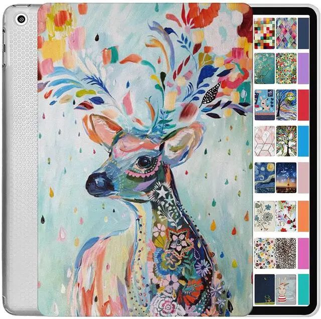Main image of DuraSafe Cases for iPad 7.9 Inch Mini 5 Generation 2019 [ Mini 5th Gen ] A2133 A2124 A2126 A2125 UltraSlim Lightweight Shock Absorbant Flexible TPU Protective Clear Case - Deer Print