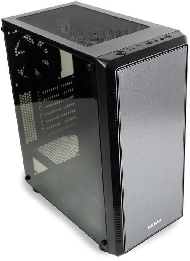 Alt view image 2 of 5 - Zalman S4 Mid-Tower ATX PC Case, 2 x 120mm Fans Included, Acrylic Tinted Side Panel, ATX/mATX/Mini-ITX Support