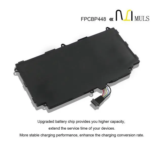 Alt view image 5 of 5 - MULS FPCBP448 46Wh Laptop Battery Replacement for Fujitsu Stylistic Q736 Q737 Q775 Series FPB0322S 3ICP7/64/84 4250mAh 10.8V 3-Cell