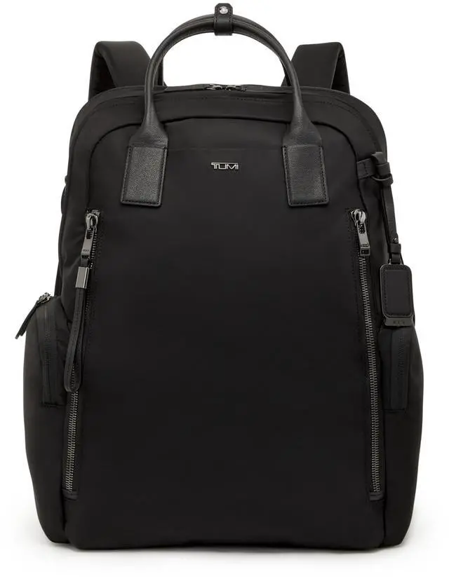 Main image of TUMI - Voyageur Atlanta Backpack - Travel Backpack for Women - For Business, Commute - Holds Up to 17" Laptop - Black & Gunmetal Hardware