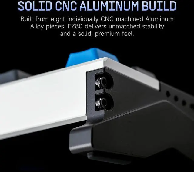 Alt view image 4 of 5 - IQUNIX EZ80 Magnetic Switch Hall Effect Gaming Keyboard (Magnetic X Ultra Switch)